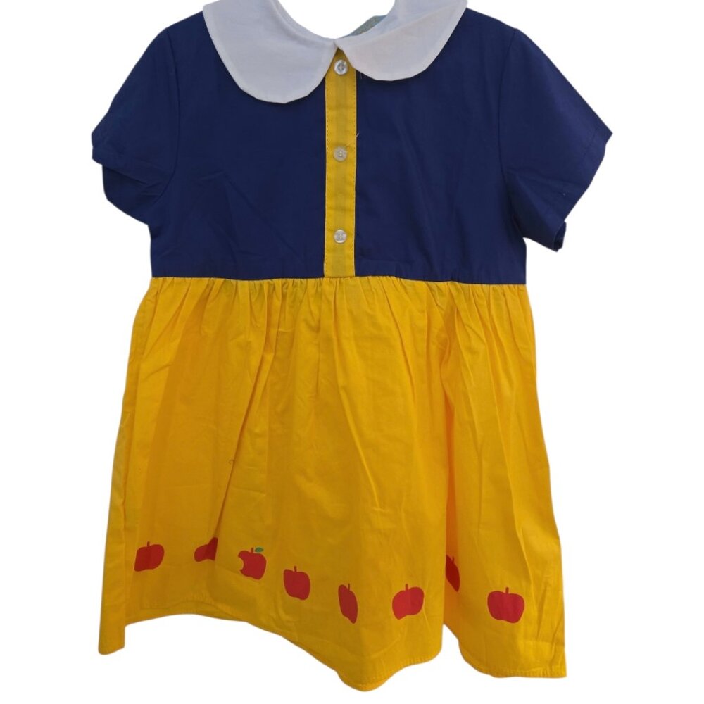 🍎 NWT Little Princess Snow White Inspired Playtime Dress - Sz 130 (US 7/8)